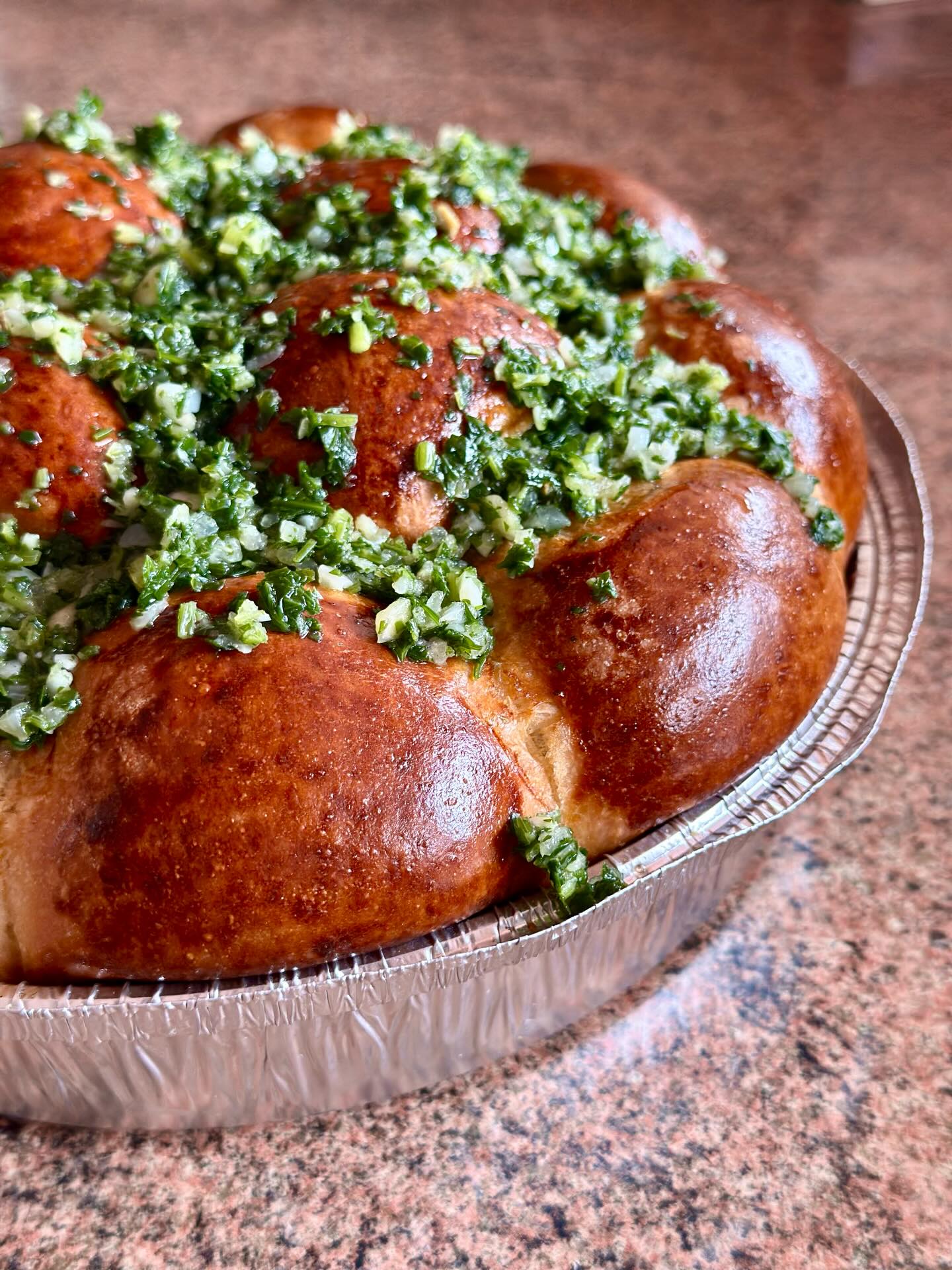 pampushky · garlic + dill